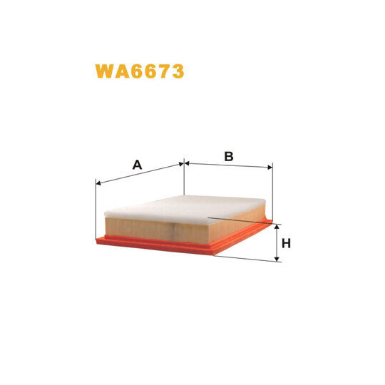 WA6673 Air filter