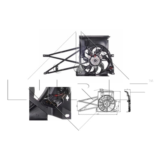 47013 Fan, radiator