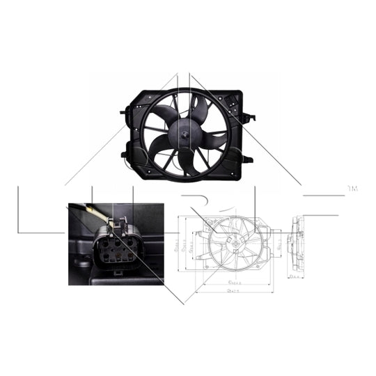 47021 Fan, radiator