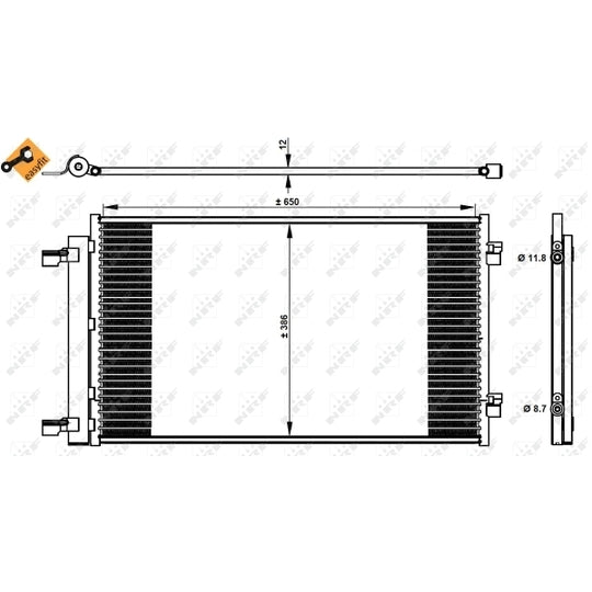 350339 Condenser, air conditioning