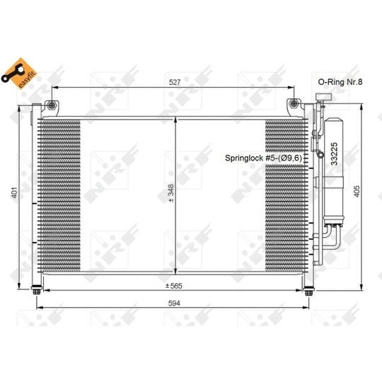 35870 Condenser, air conditioning
