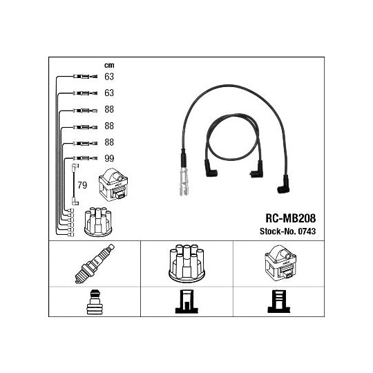 0743 Ignition Cable Kit