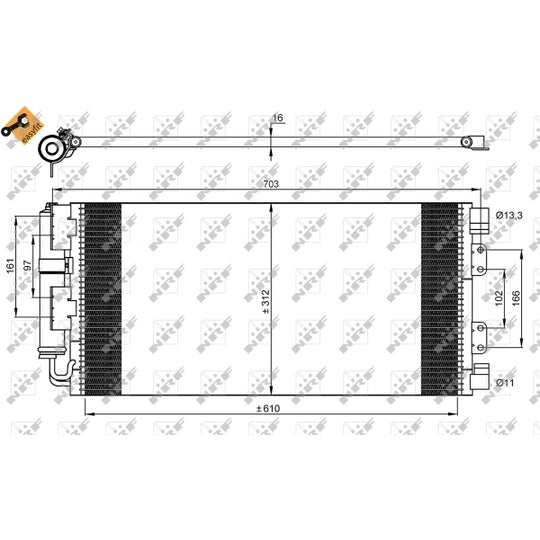 35548 Condenser, air conditioning