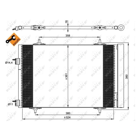 35945 Condenser, air conditioning