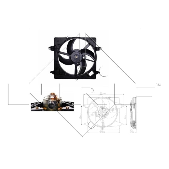 47259 Fan, radiator