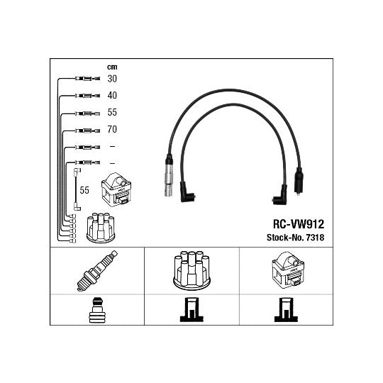 7318 Ignition Cable Kit