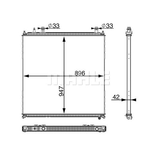 CIR 11 000P Low Temperature Cooler, intercooler