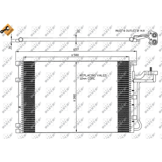 35616 Condenser, air conditioning
