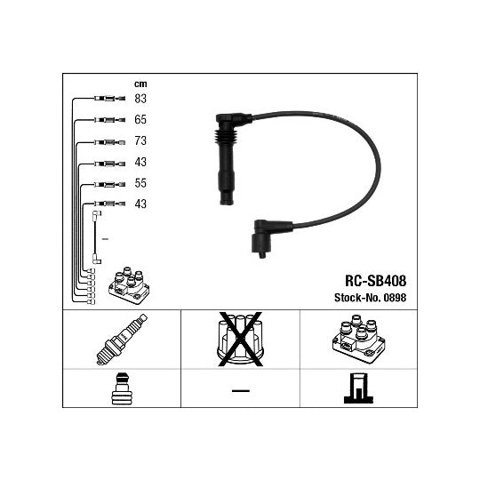 0898 Ignition Cable Kit