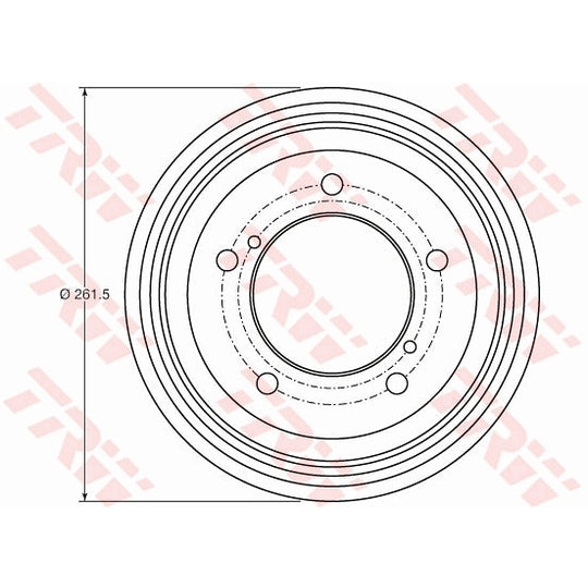 DB4421 Brake Drum