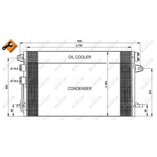 35617 Condenser, air conditioning