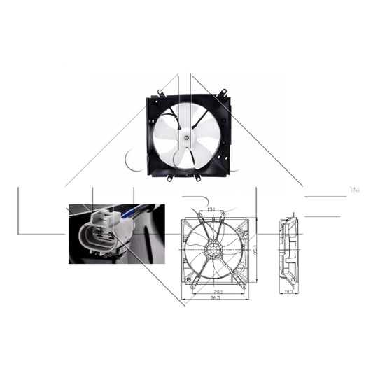 47016 Fan, radiator