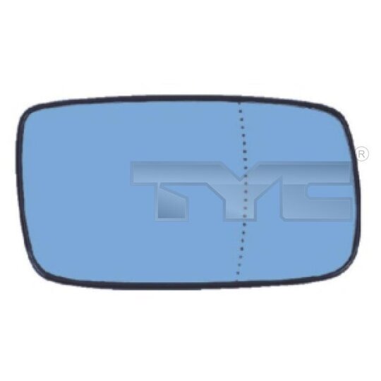 338-0009-1 Mirror Glass, outside mirror