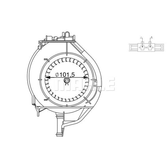 AB 266 000S Interior Blower