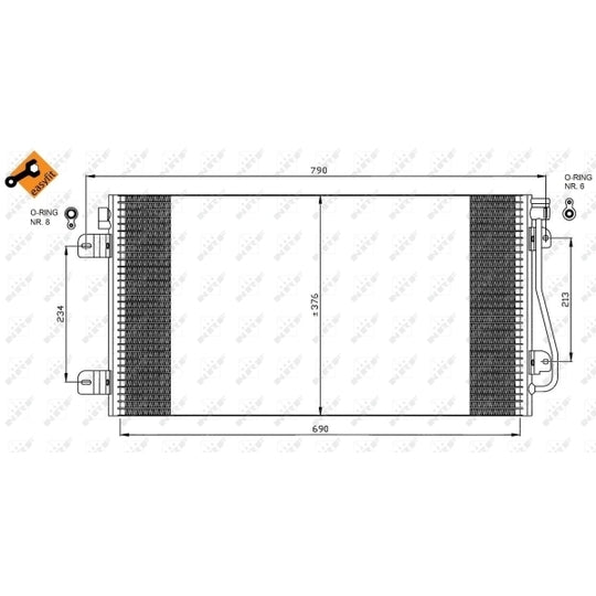 35484 Condenser, air conditioning