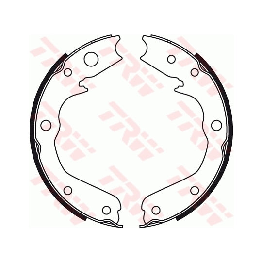 GS8497 Brake Shoe Set, parking brake