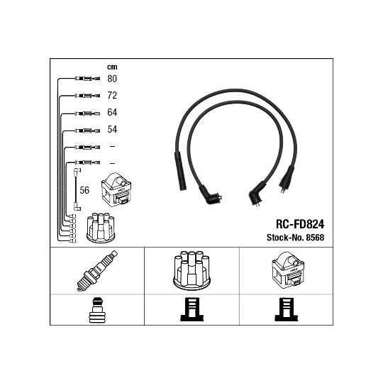 8568 Ignition Cable Kit
