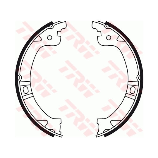 GS8759 Brake Shoe Set, parking brake