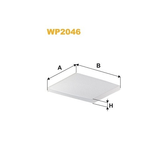 WP2046 Filter, interior air