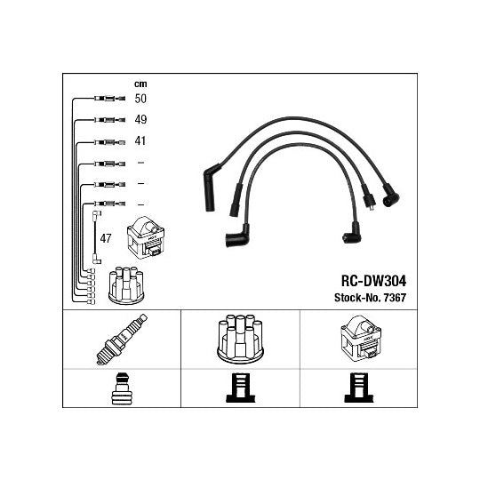 7367 Ignition Cable Kit
