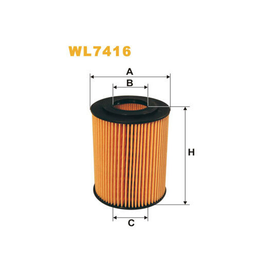 WL7416 Oil filter