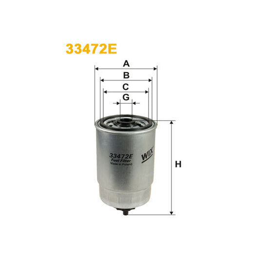 33472E Fuel filter