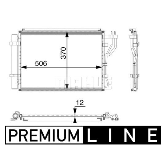 AC 48 000P Condenser, air conditioning