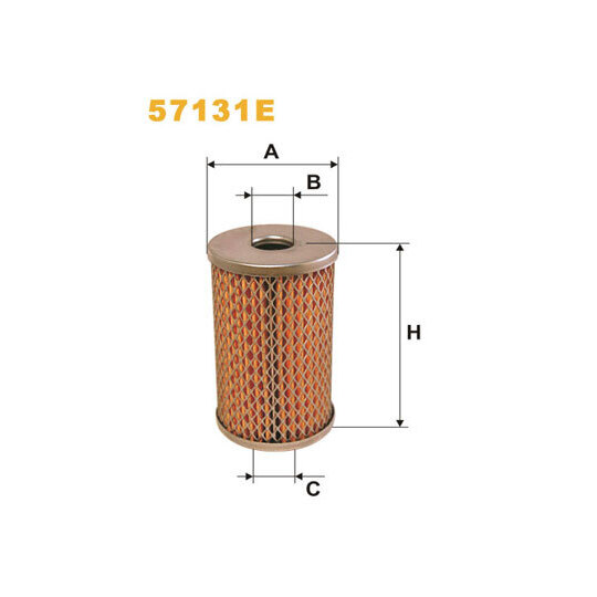 57131E Hydraulic Filter, steering system
