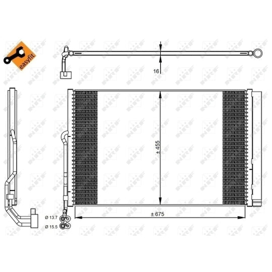 350324 Condenser, air conditioning