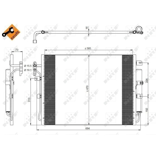 350217 Condenser, air conditioning