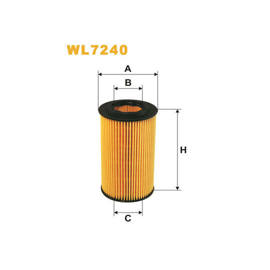 WL7240 Oil filter