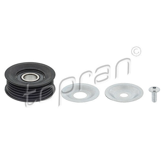 821 323 Deflection/Guide Pulley, v-ribbed belt