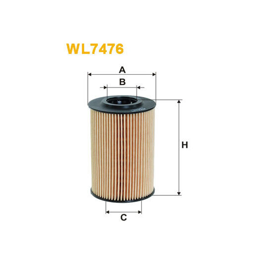 WL7476 Oil filter