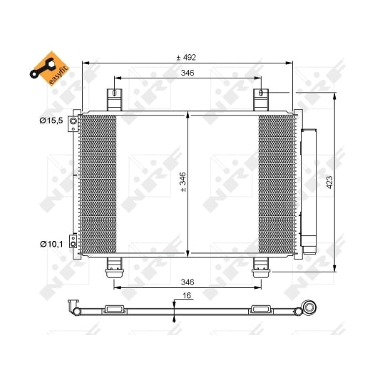 35854 Condenser, air conditioning