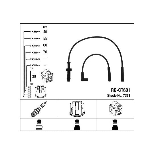 7371 Ignition Cable Kit