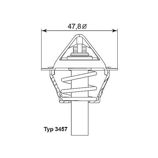 3457.90D Thermostat, coolant
