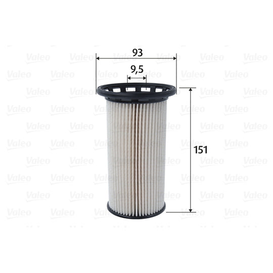 587095 Fuel filter