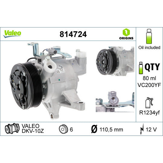 814724 Compressor, air conditioning