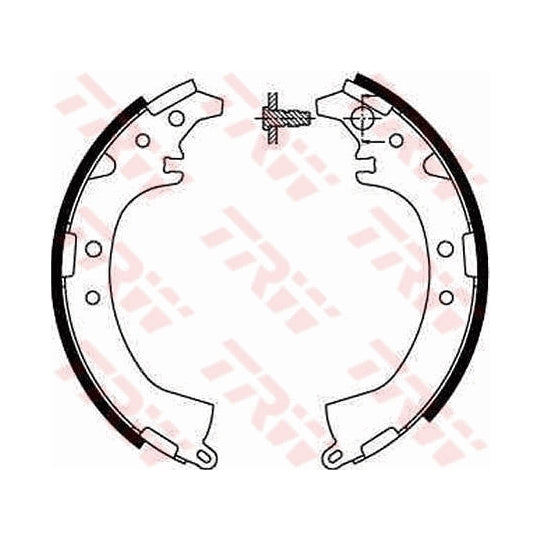 GS8672 Brake Shoe Set