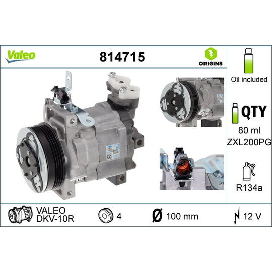814715 Compressor, air conditioning
