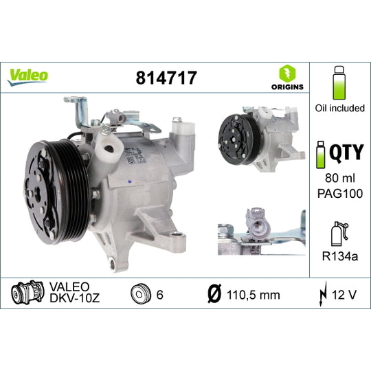 814717 Compressor, air conditioning