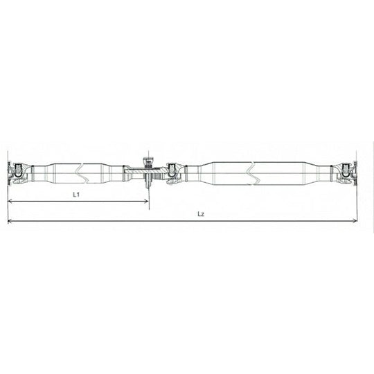 GKNP20043 Propshaft, axle drive