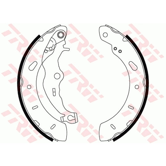 GS8806 Brake Shoe Set