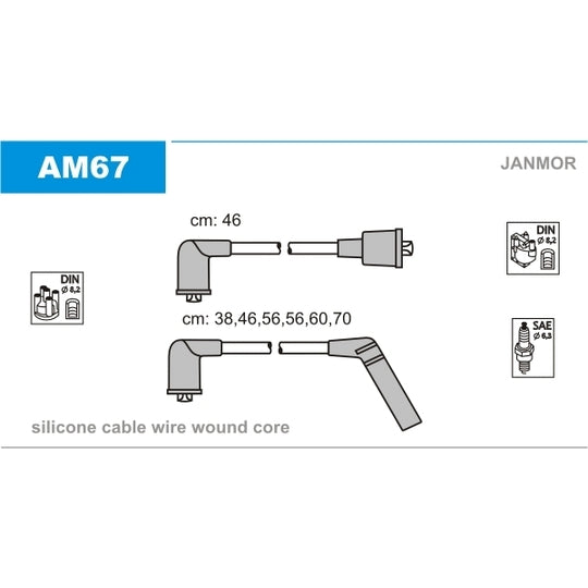 AM67 Ignition Cable Kit