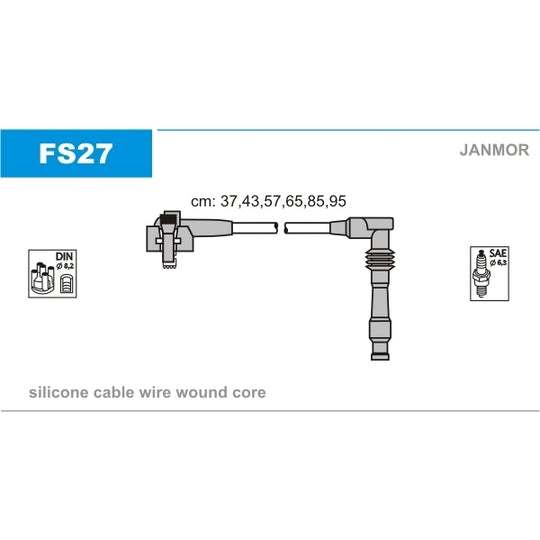 FS27 Ignition Cable Kit