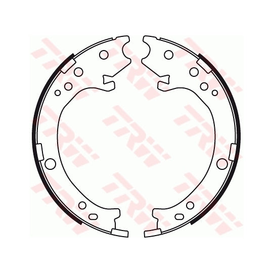 GS8779 Brake Shoe Set, parking brake