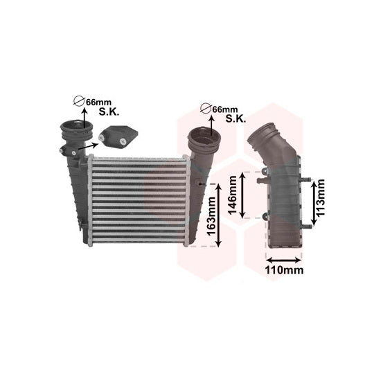 58004238 Intercooler, charger