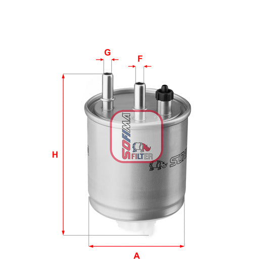 S 4117 NR Fuel filter