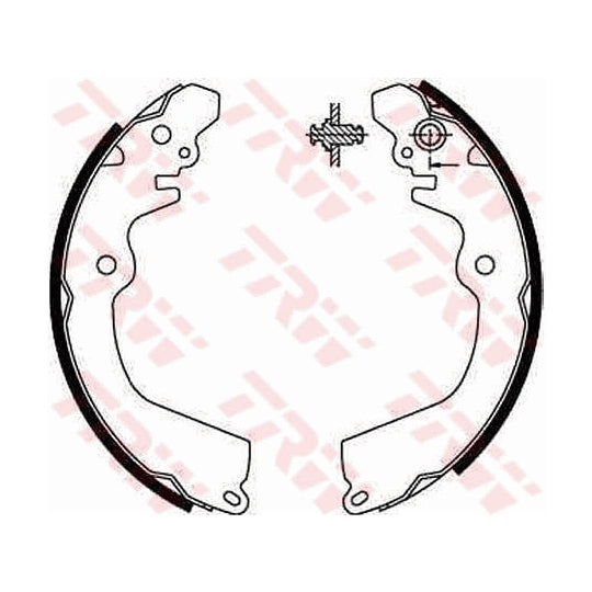 GS8666 Brake Shoe Set