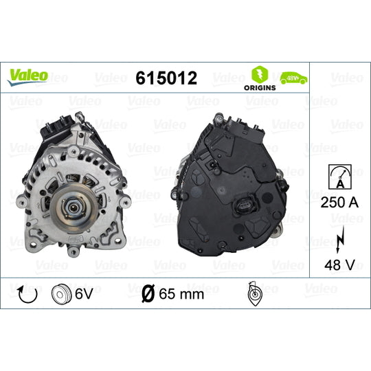 615012 Alternator, starter